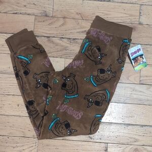 NEW! Scooby-Doo Plush Youth PJ Pants M(10/12) *Q8